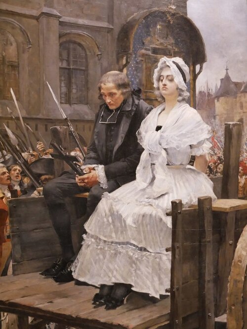Maria Antonietta condotta al patibolo, François Flameng (1885)