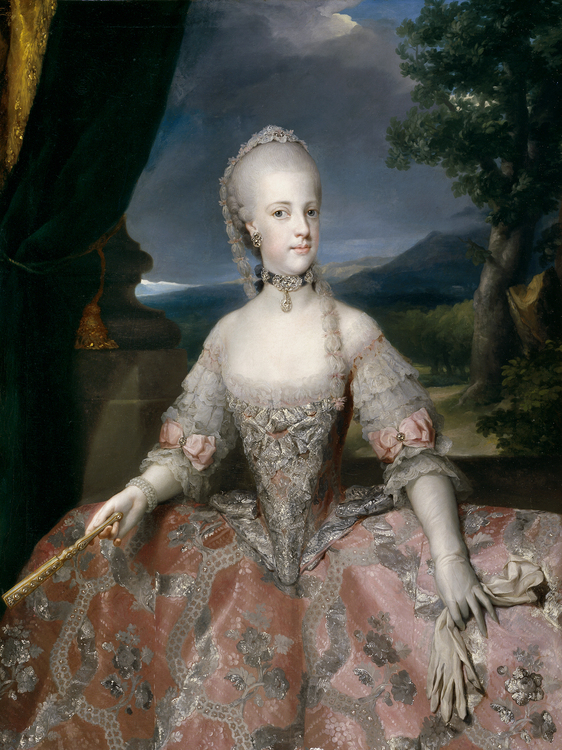 Maria Carolina d'Austria, Anton Raphael Mengs (1768), Museo del Prado, Madrid
