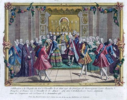 Matrimonio di Maria Antonietta e Luigi XVI a Versailles